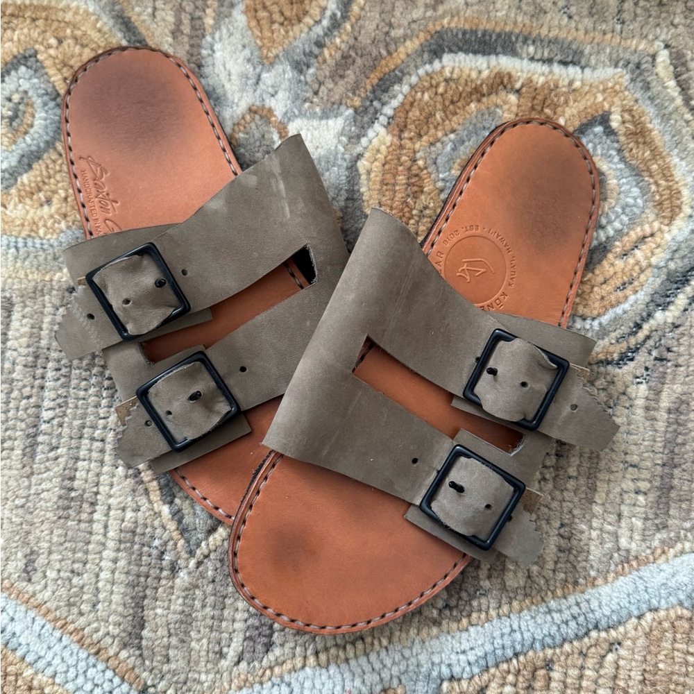 Barefoot Handmade Leather Way of Konea Sandals (lightly worn)
